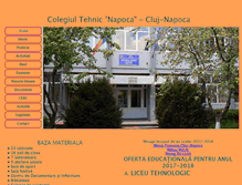 Tablet Screenshot of colegiul-napoca.ro